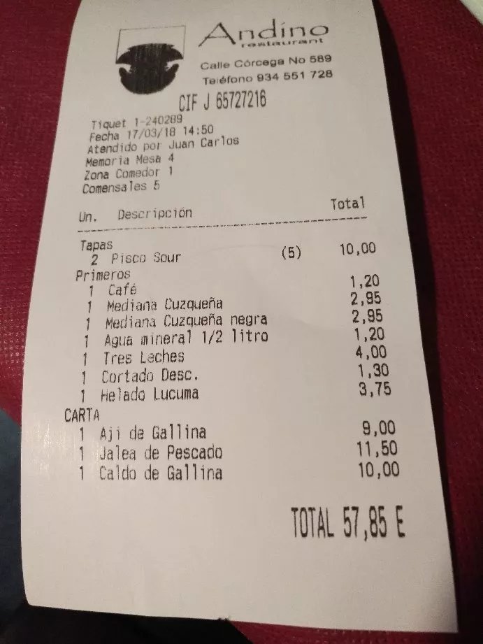 Restaurante Peruano Andino