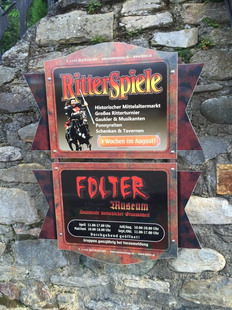 Burgrestaurant auf Burg Sommeregg