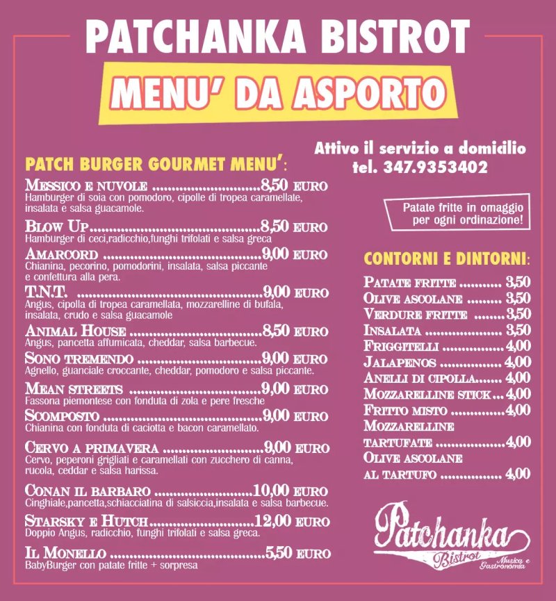 Ristorante Patchanka Bistrot