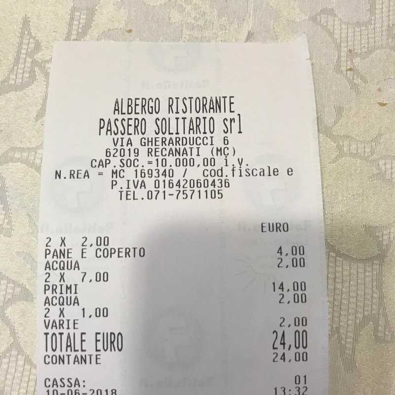Ristorante Passero Solitario