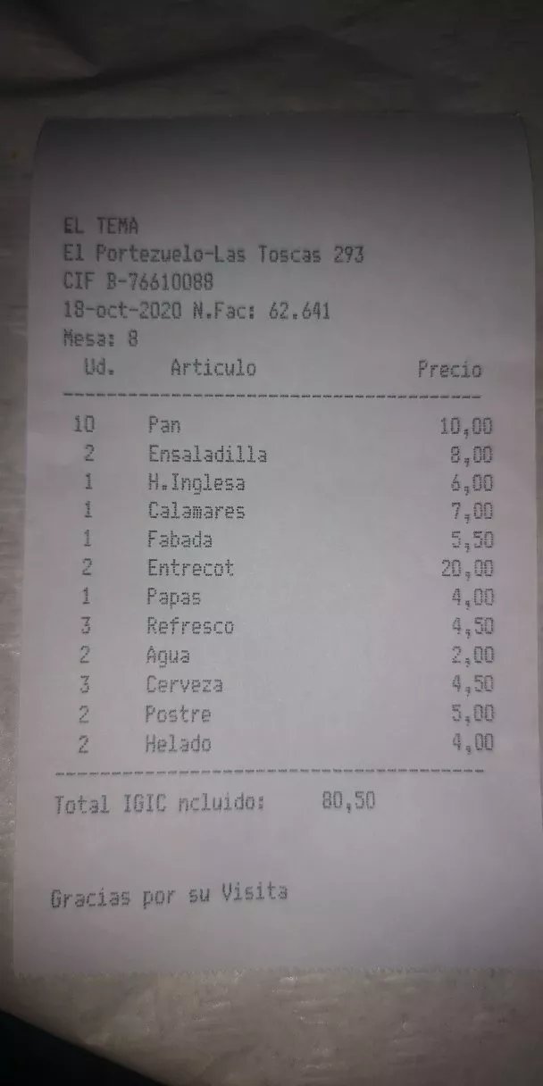 Restaurante El Tema