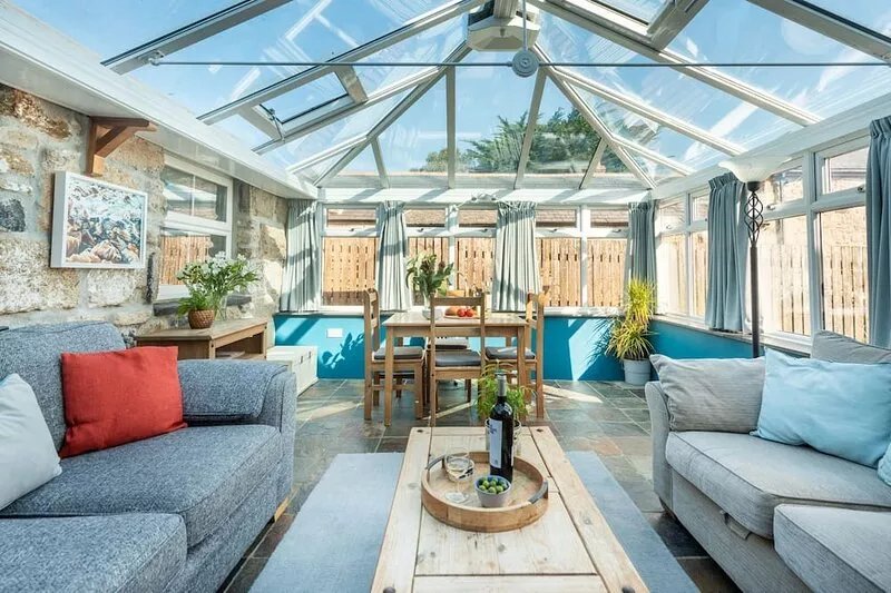 Laity Vean Farmhouse and Hideaway -  a house that sleeps 9 guests  in 5 bedrooms