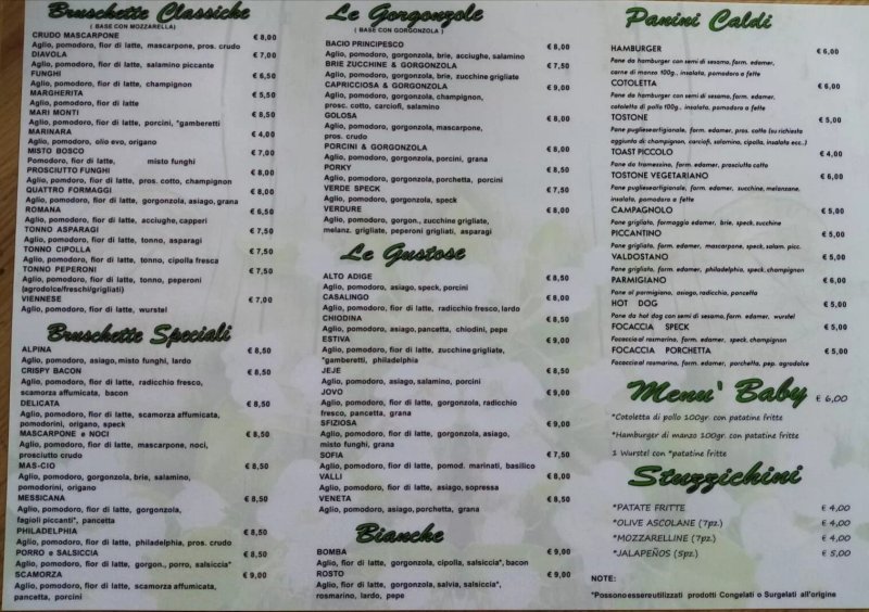 Pizzeria Bruschetteria Non solo Bar