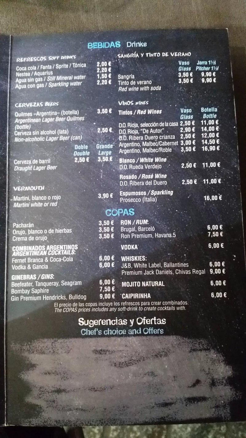 Bayres Beef Argentina en tapas