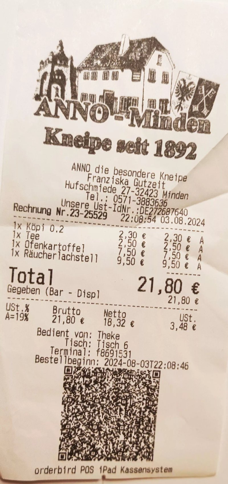 ANNO die besondere Kneipe