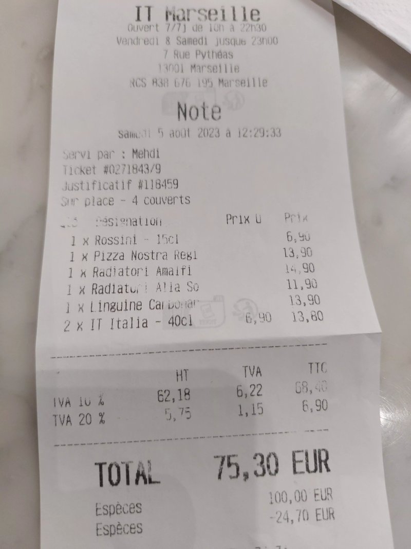 IT - Italian Trattoria Marseille Vieux Port