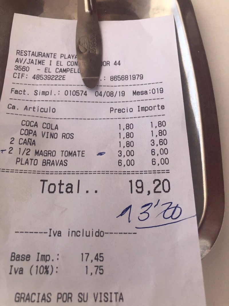 Restaurante cerveceria playa