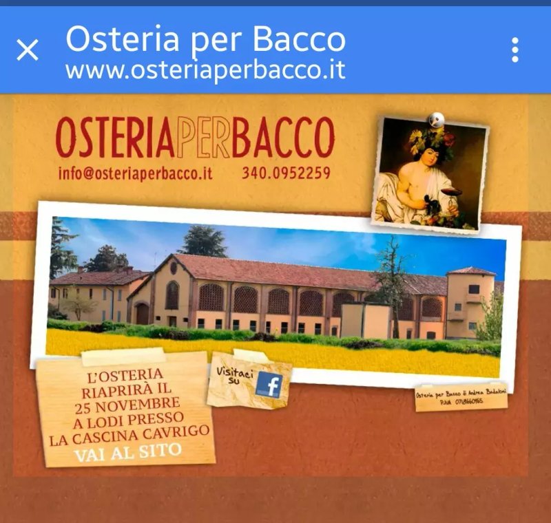 Osteria per Bacco