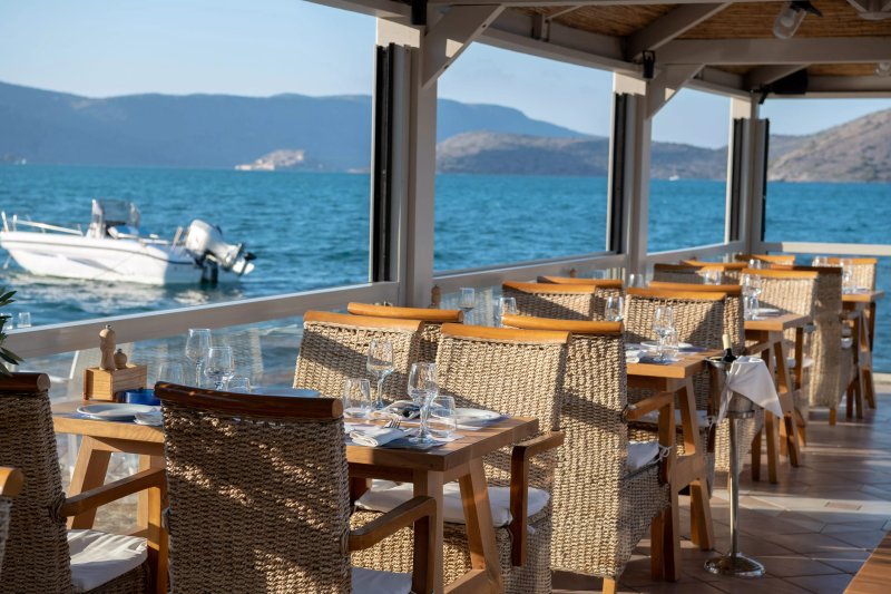 Blue Sea Restaurant Elounda Crete