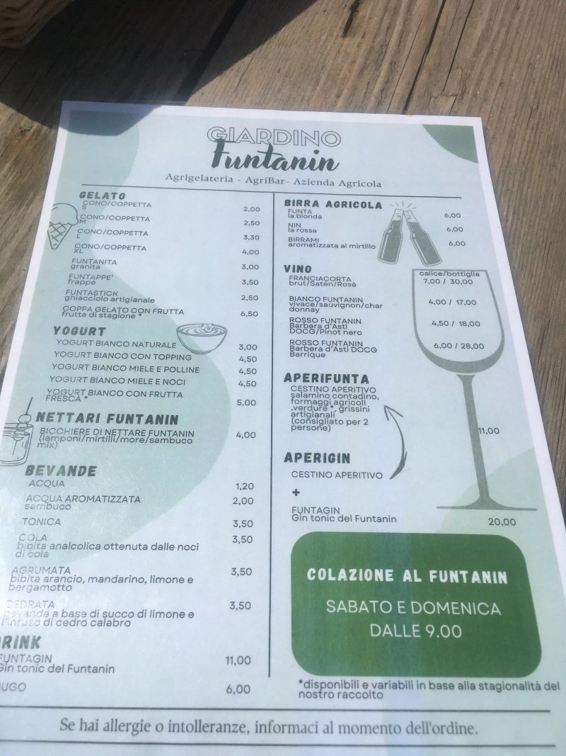 Gelateria Giardino Funtanin
