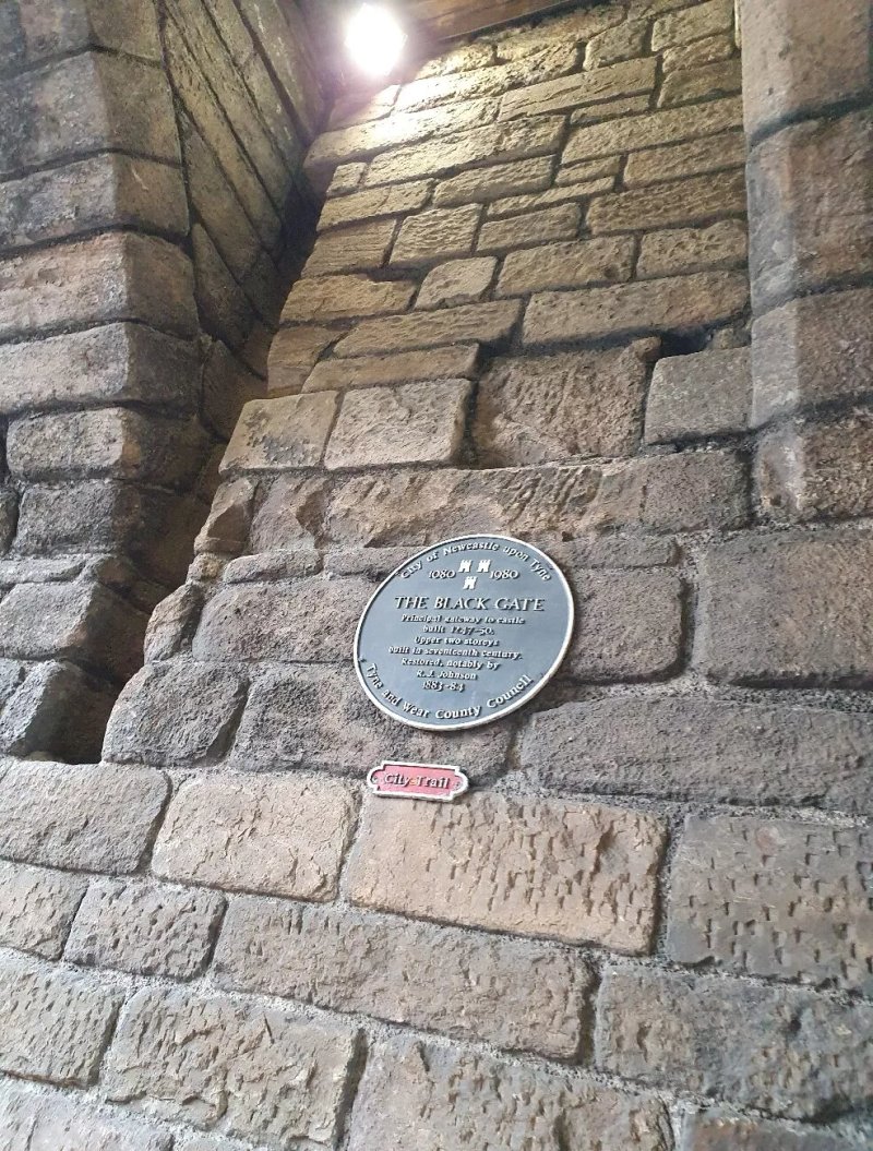 The Black Gate Monument Blue Plaque
