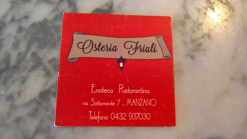 Osteria Friuli