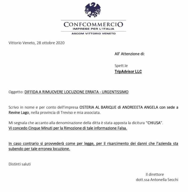 Osteria Al Barique
