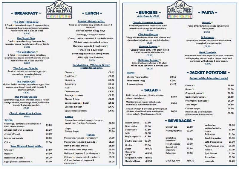 Oak Hill Park Cafe