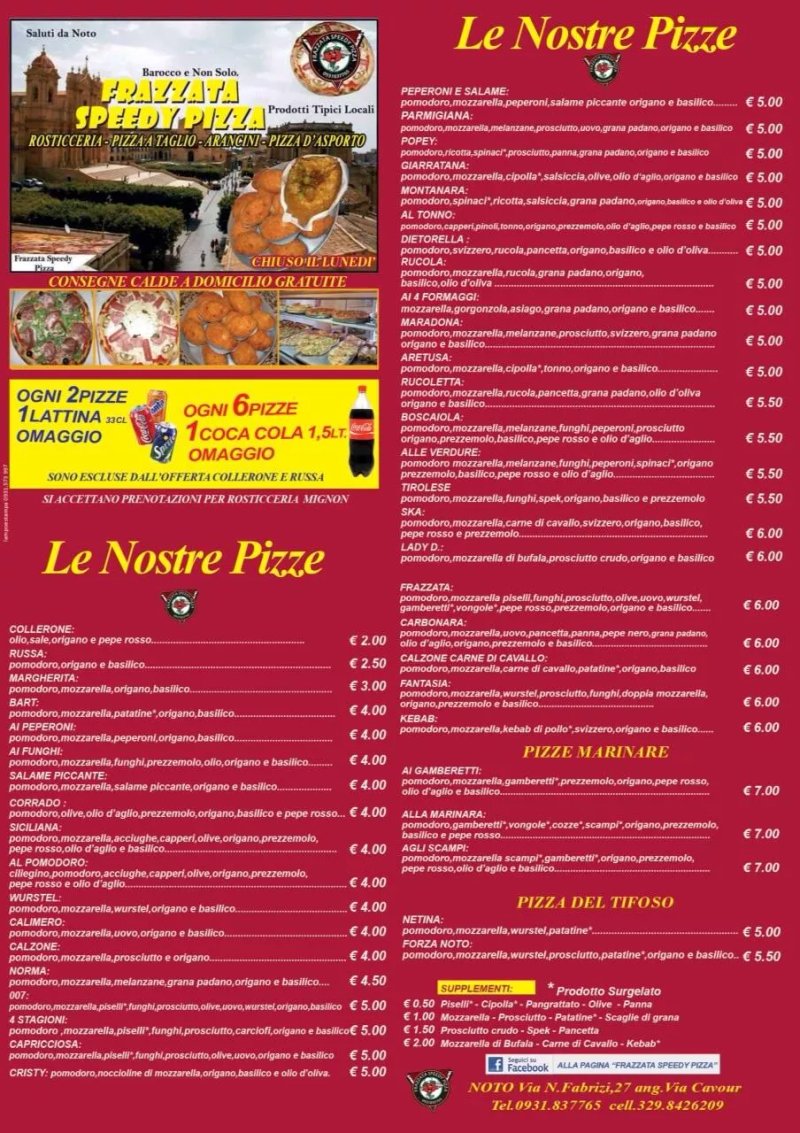 Frazzata Cesare Frazzata Speedy Pizza