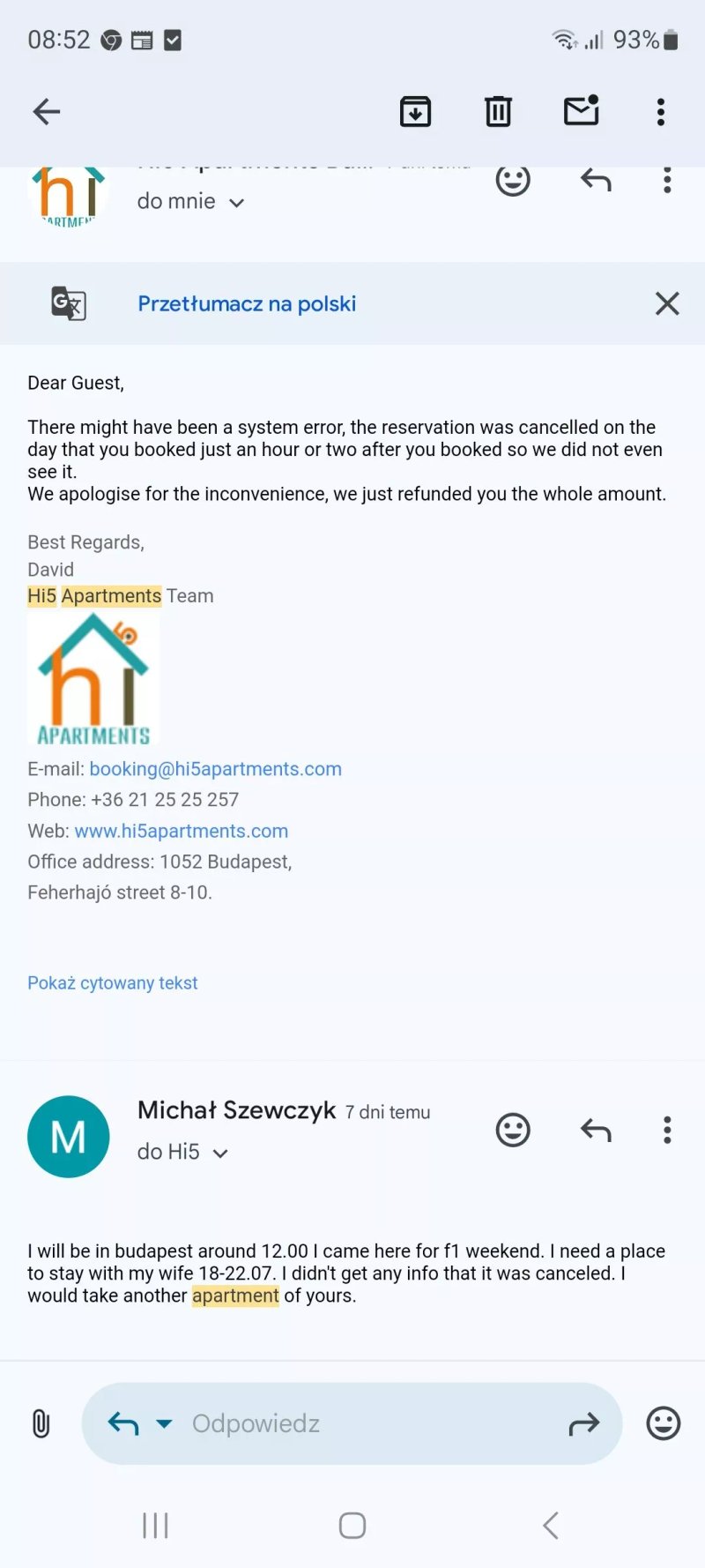 Hi5 Apartments Budapest