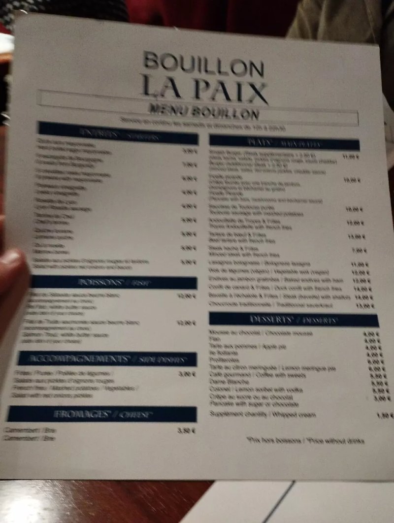Brasserie de la Paix