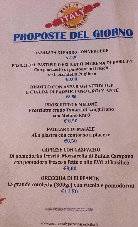 Made in Italy - Passione per il Cibo
