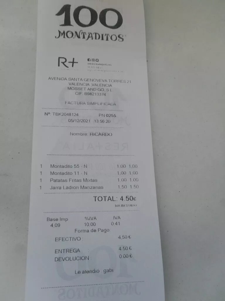 Cerveceria 100 Montaditos Blasco Ibanez Valencia