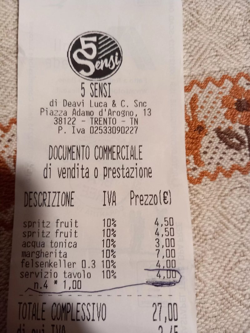 Pizzeria 5 Sensi