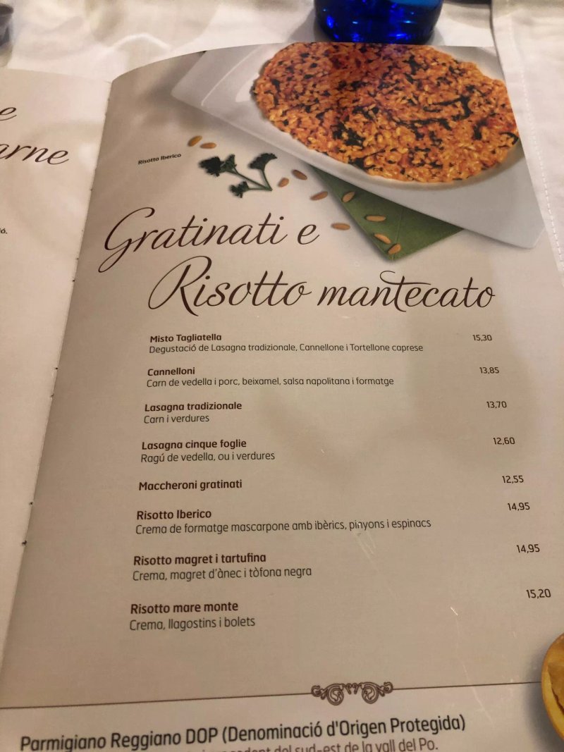 La Tagliatella Travessera Gracia, 87, Barcelona