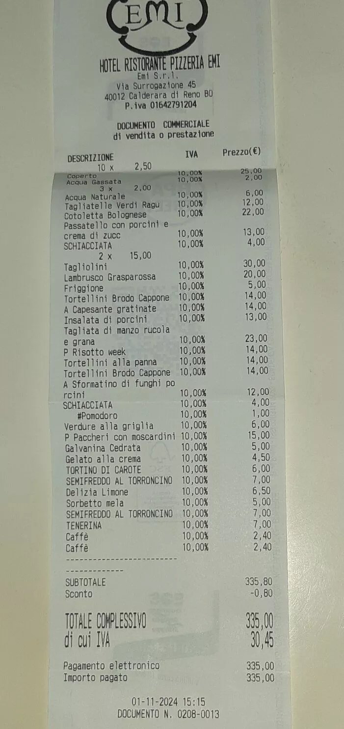 Ristorante Pizzeria Emi