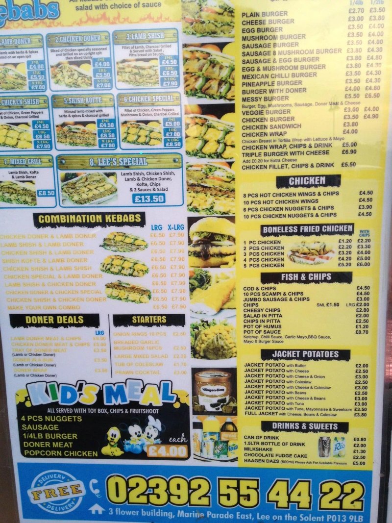Lee Kebab & Pizza House