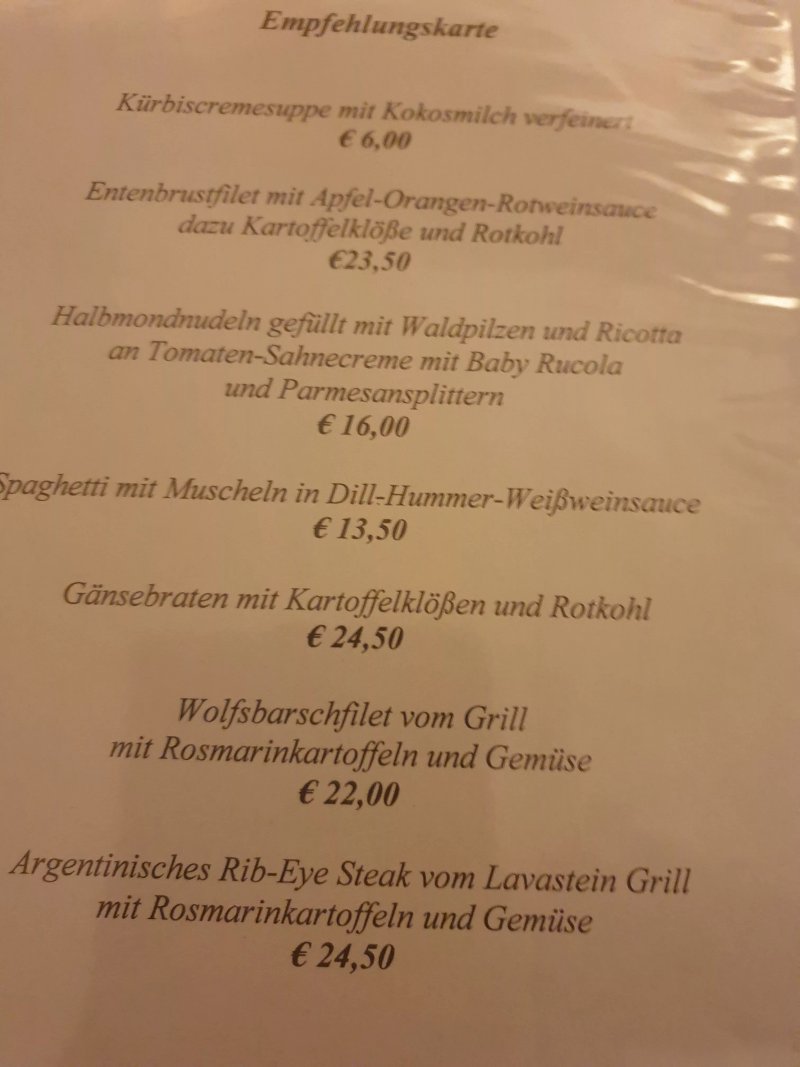 Ristorante La Perla am Schwanenteich