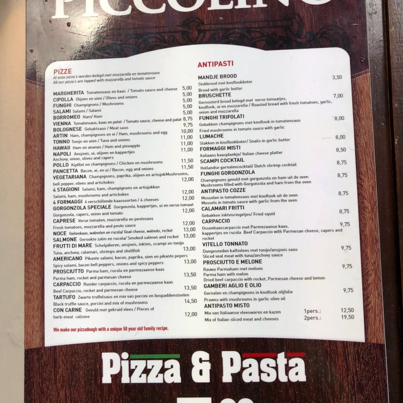 Ristorante Pizzeria Piccolino