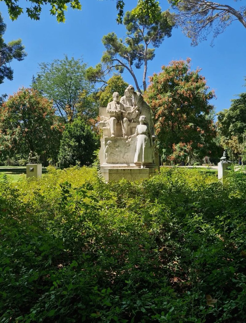 Statue Of Ramon De Campoamor Y Campoosorio