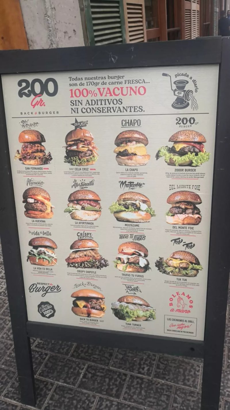 200 Gramos Burger Cicer