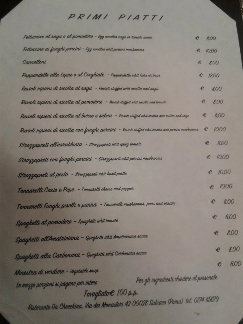 Ristorante Da Checchina