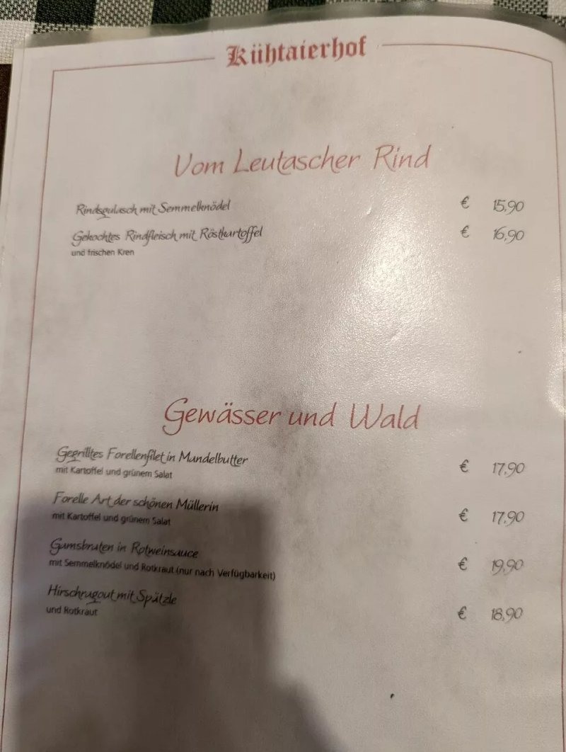Gasthof Kuhtaierhof