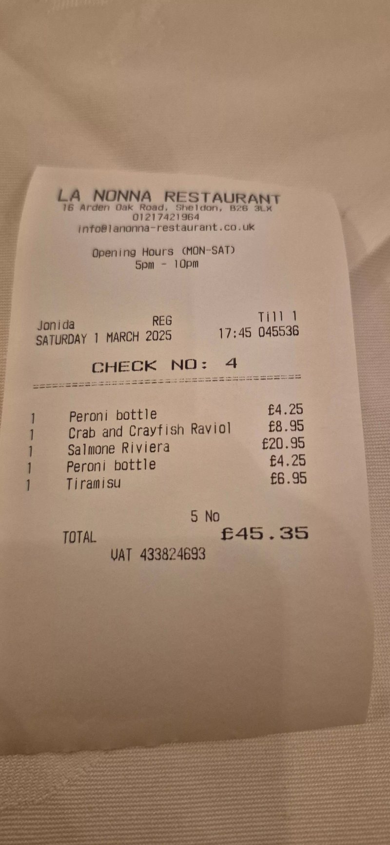 La Nonna Restaurant