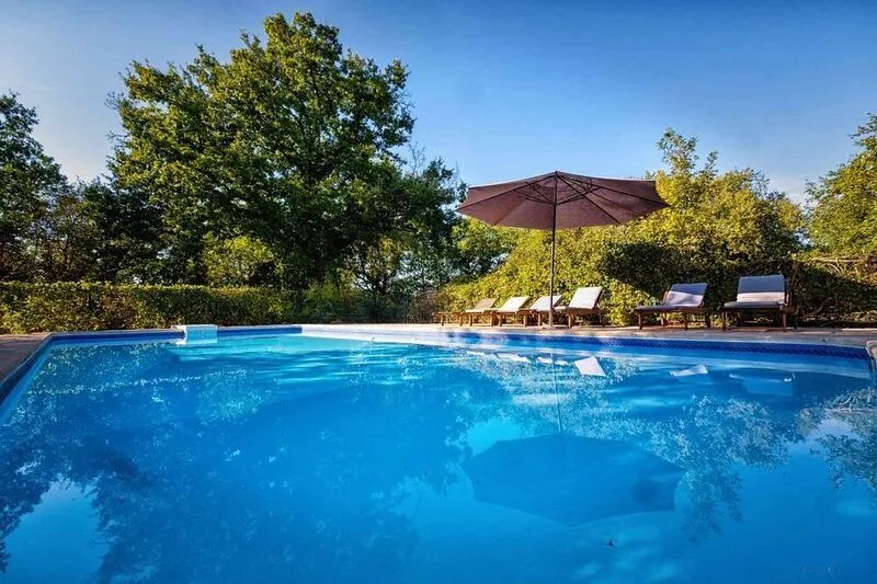 La Maison des Chênes - Swimming pool and large wooded grounds in a bucolic