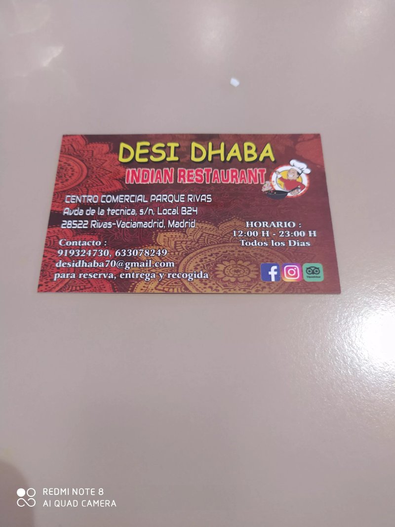 Desi Dhaba Restaurante