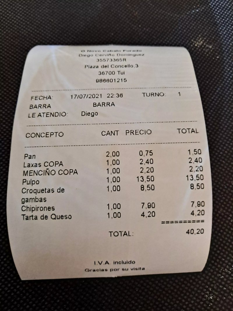 Restaurante O Novo Cabalo Furado