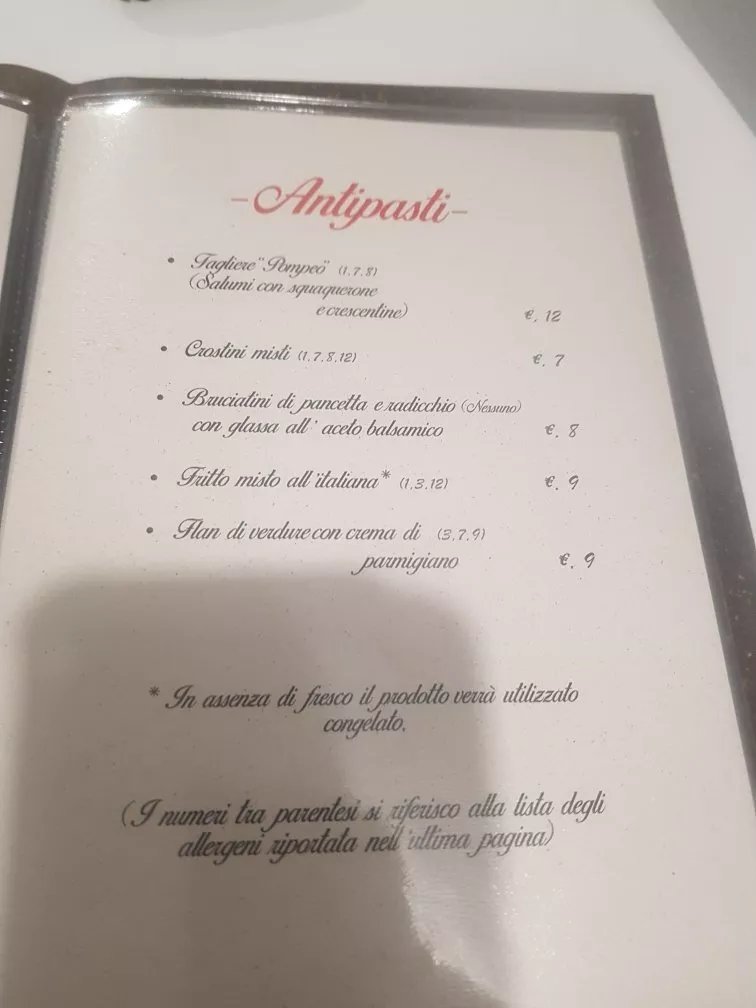 L'antica Osteria da Pompeo