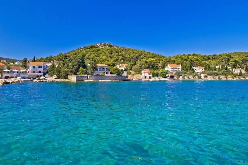 Studio apartment in Preko with Seaview, Terrace, Air condition, WIFI (4574-2)