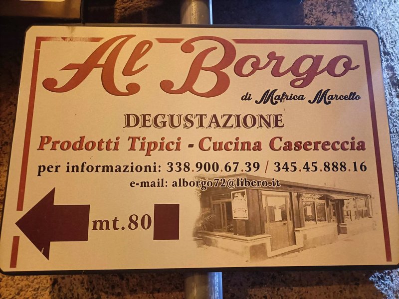 Degustazione Al Borgo di Mafrica Marcello