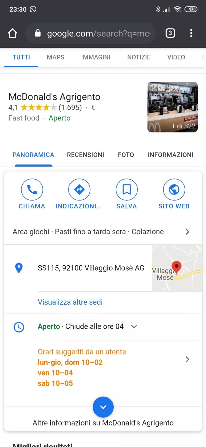 McDonald's Villaggio Mose