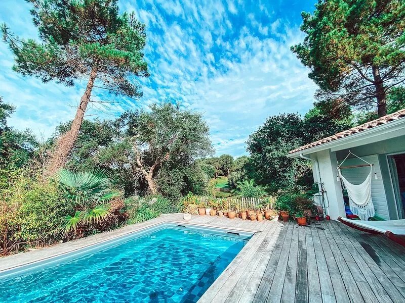 Villa heated pool 4 bedrooms - golf, 2 min from beaches - Seignosse Hossegor