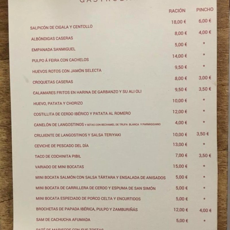 Restaurante Gastro-Bar Sanmiguel