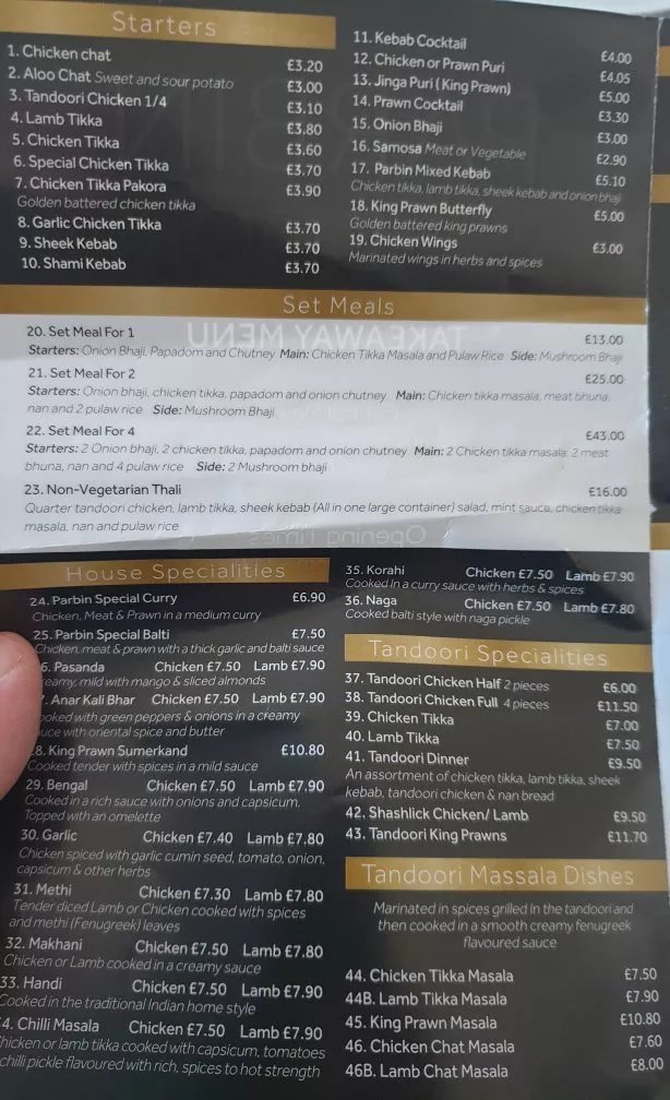 Parbin Tandoori