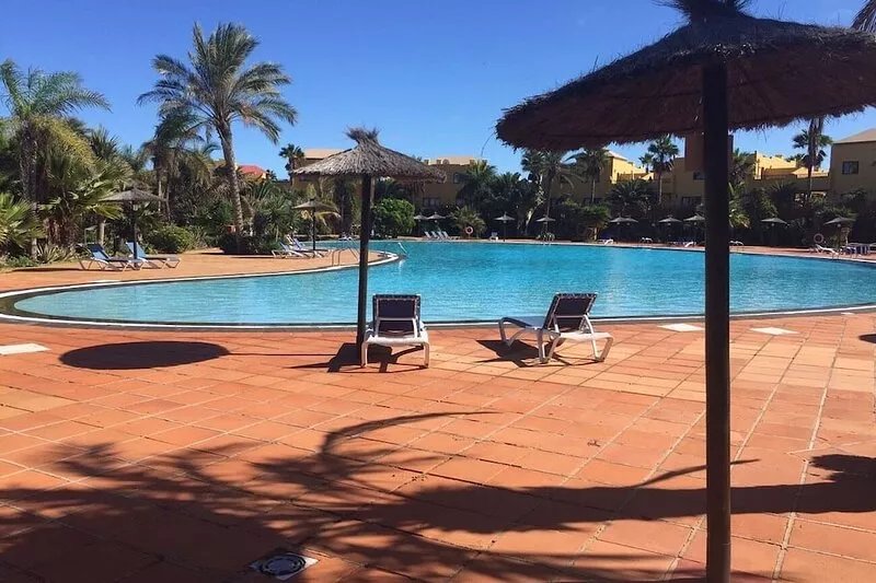 Corralejo Dona Laura private Wi-Fi, porch and pool. Tranquility and comfort