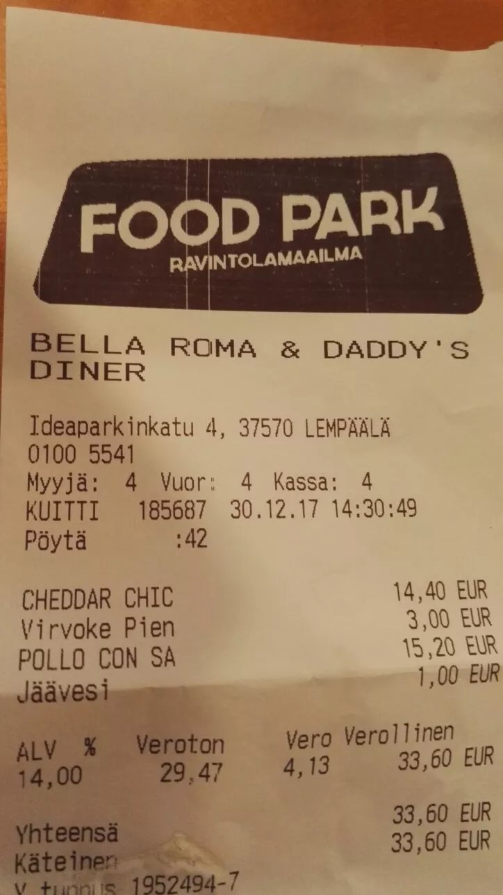 Bella Roma & Daddy"s Diner