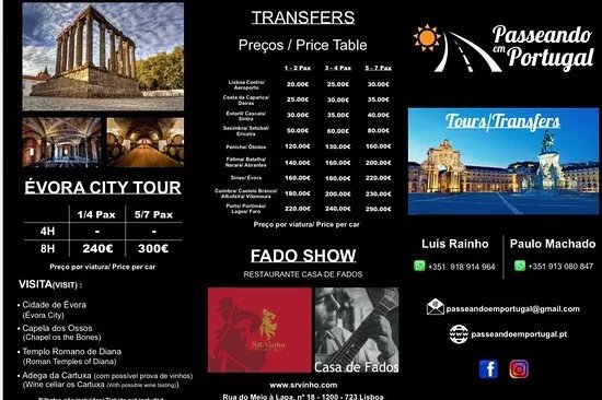 Passeando em Portugal Tours & Transfer