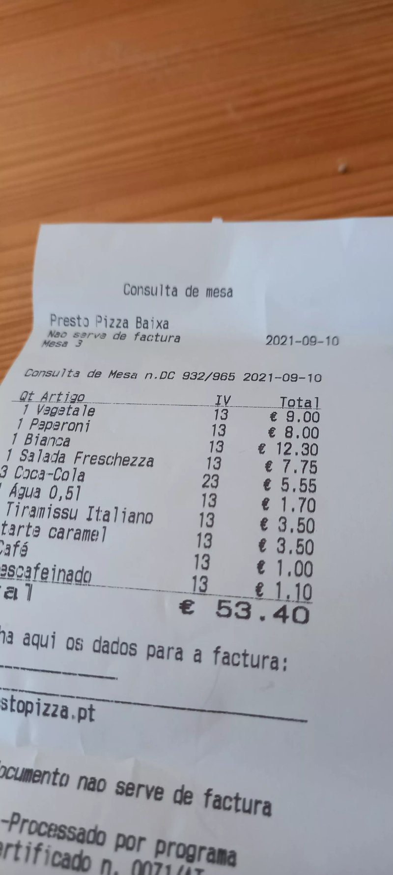 Presto Pizza Baixa