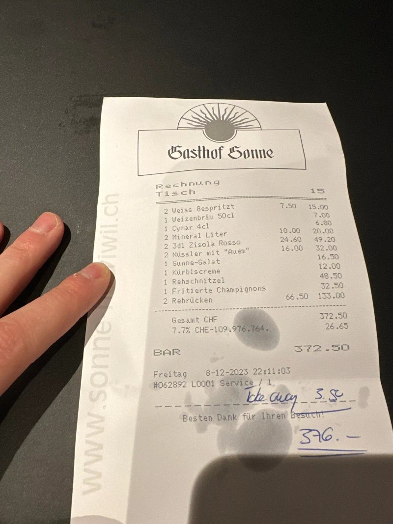 Restaurant Gasthof Sonne