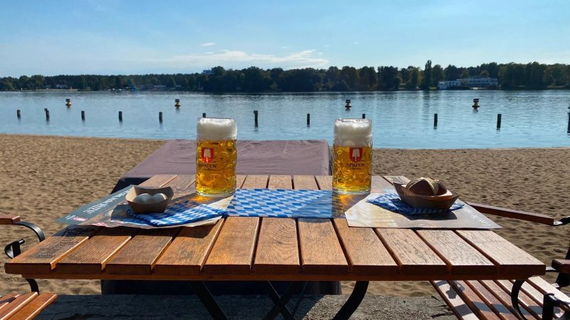 Strandbad Wendenschloss Biergarten